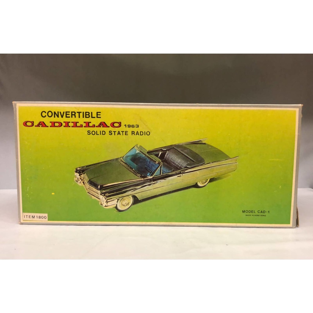 1963 Cadillac Convertible AM Radio Hong Kong ~ Vintage Solid State Radio 1960s